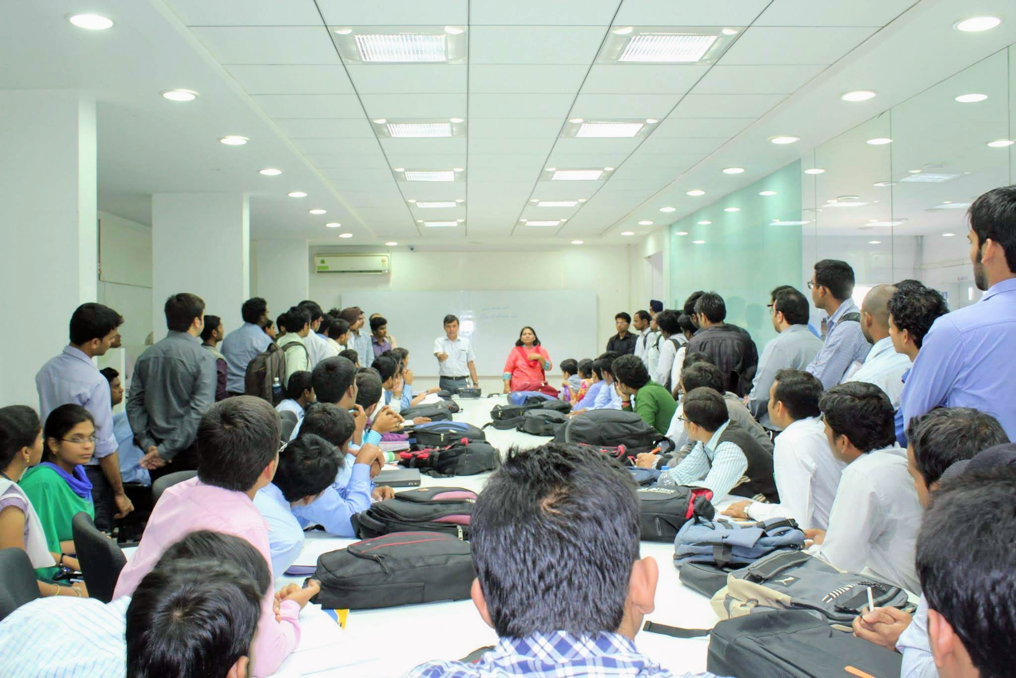 Open day at Networkers Home Bangalore — 50+ prospective students attending a guest lecture