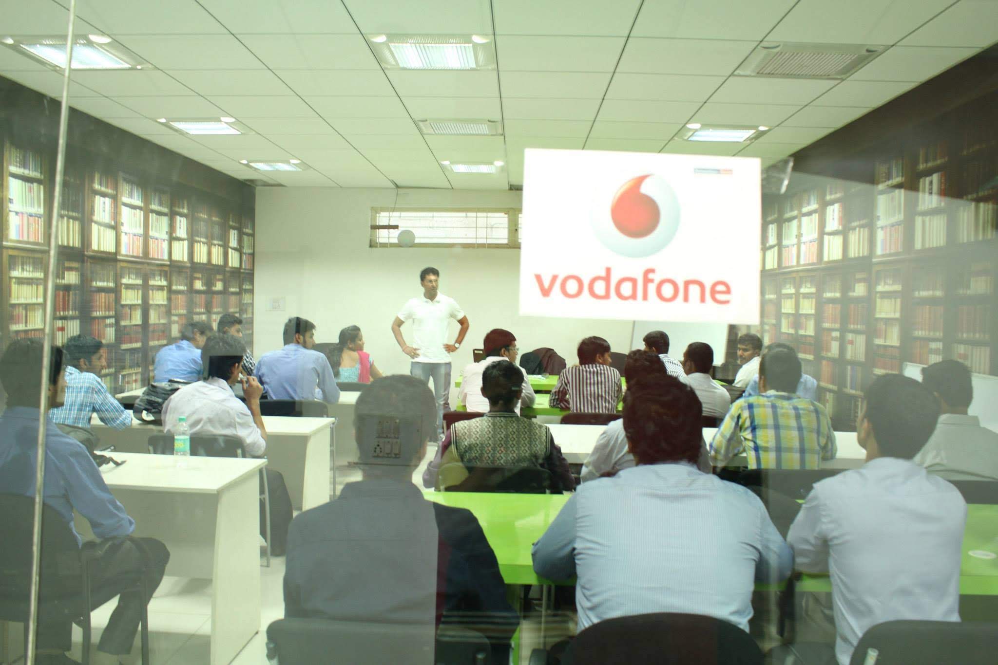 Networkers Home delivering corporate networking training to Vodafone India team